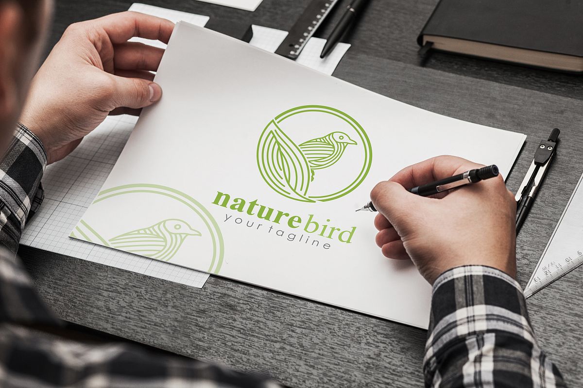 nature bird Logo Template example image 1
