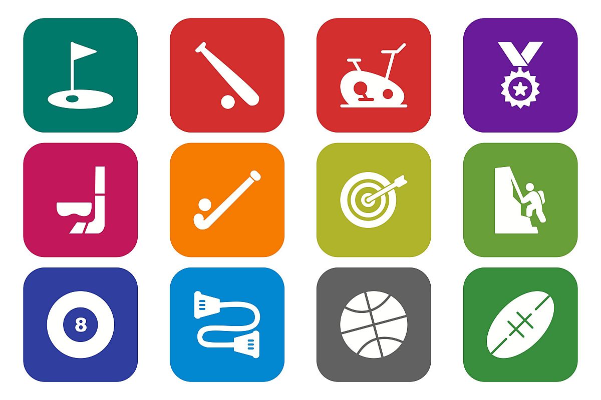 Set Of Sports And Game Icons example image 1