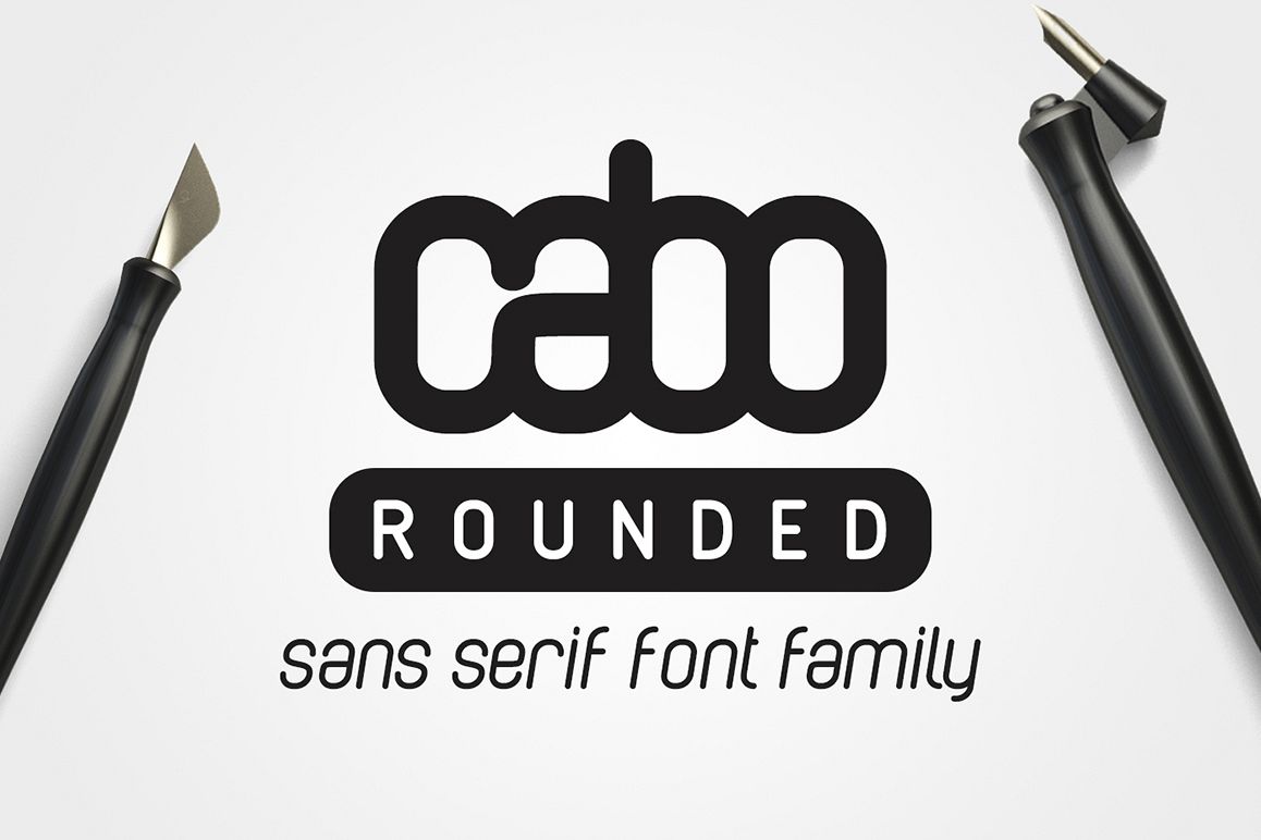Cabo Rounded Font Family example image 1