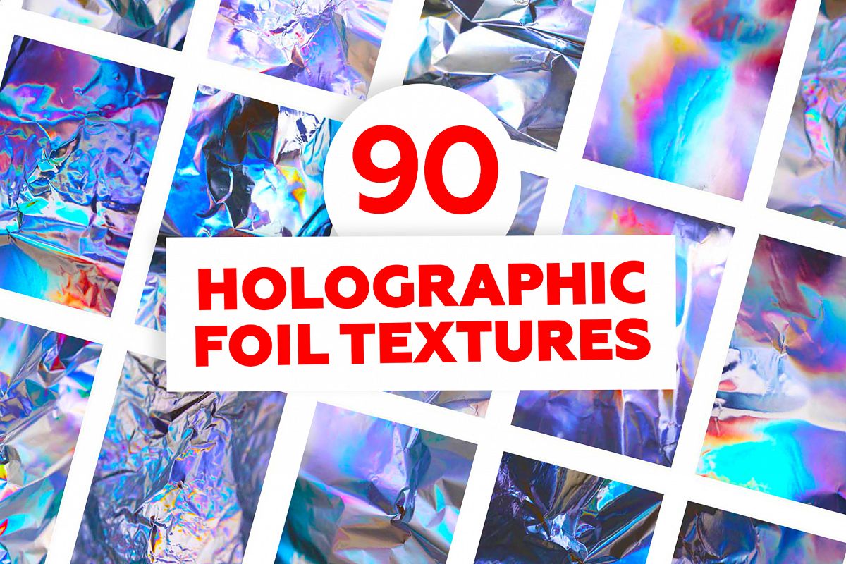 Holographic foil textures example image 1