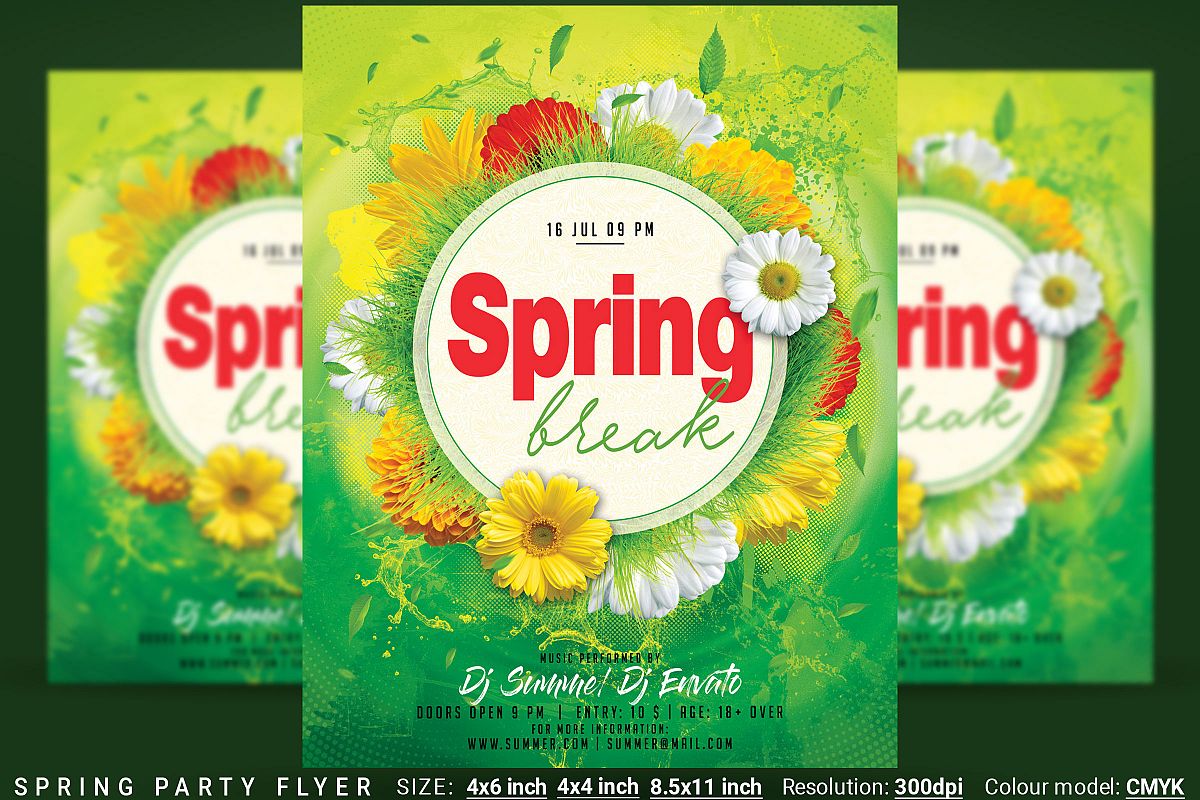 Spring Festival Party Flyer example image 1
