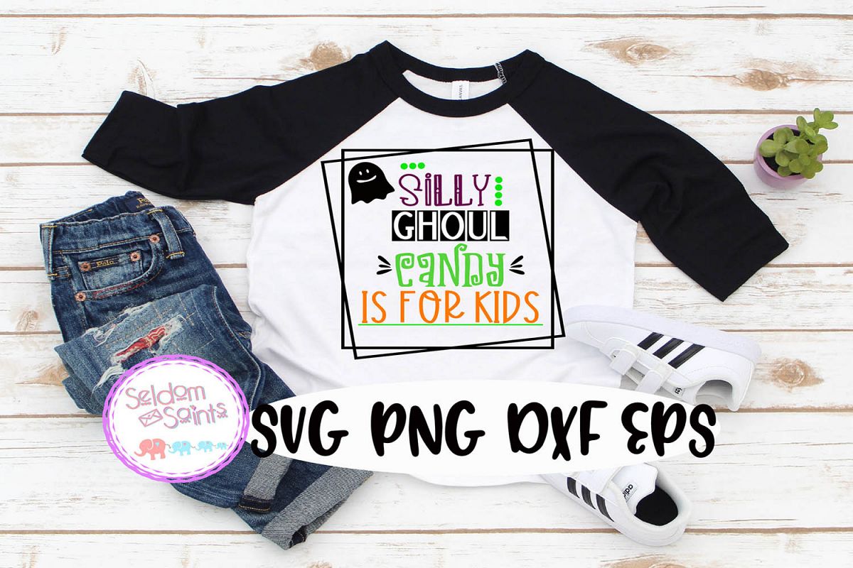 Silly Ghoul Candy is for Kids SVG PNG DXF EPS example image 1