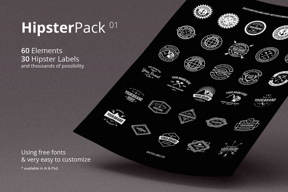 Hipster Pack 01 example image 1