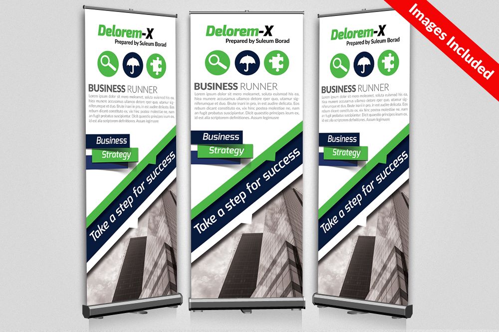 Business & Corporate Roll Up Banner example image 1