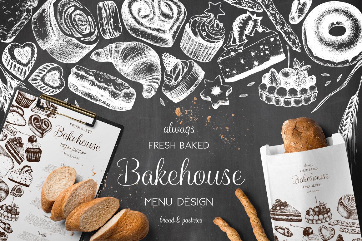 Bakery Menu Design example image 1