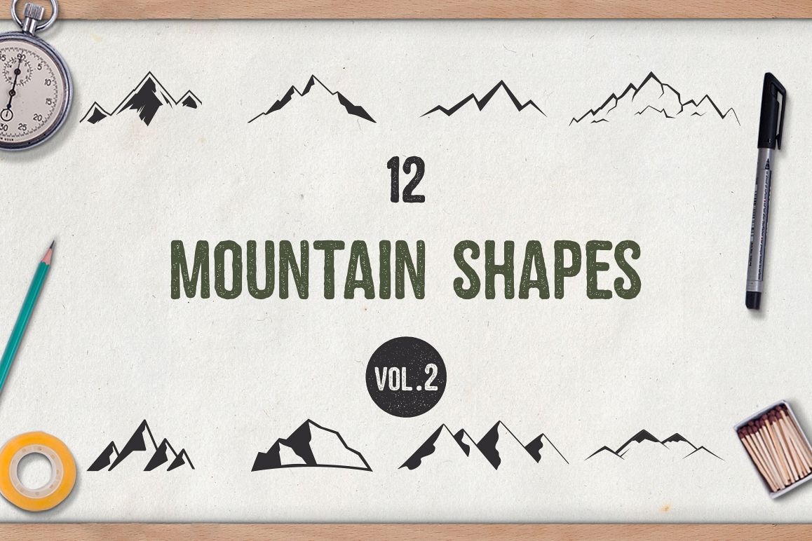 Mountain Shapes Vol.2 example image 1