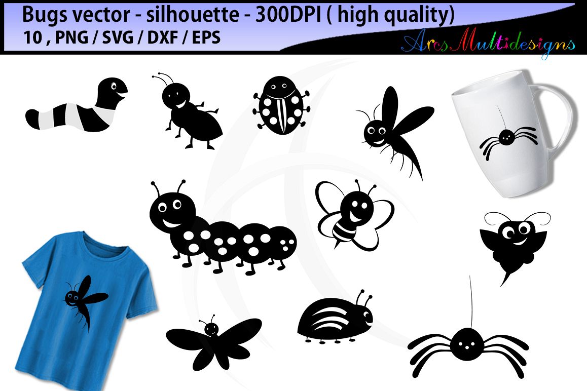 Bugs Svg Silhouette Bugs Insects Insect Clipart - vrogue.co