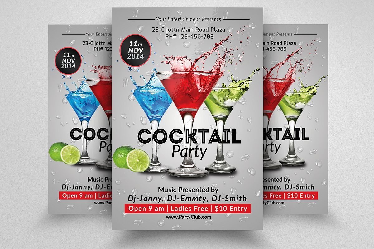 Cocktail Party Flyers example image 1