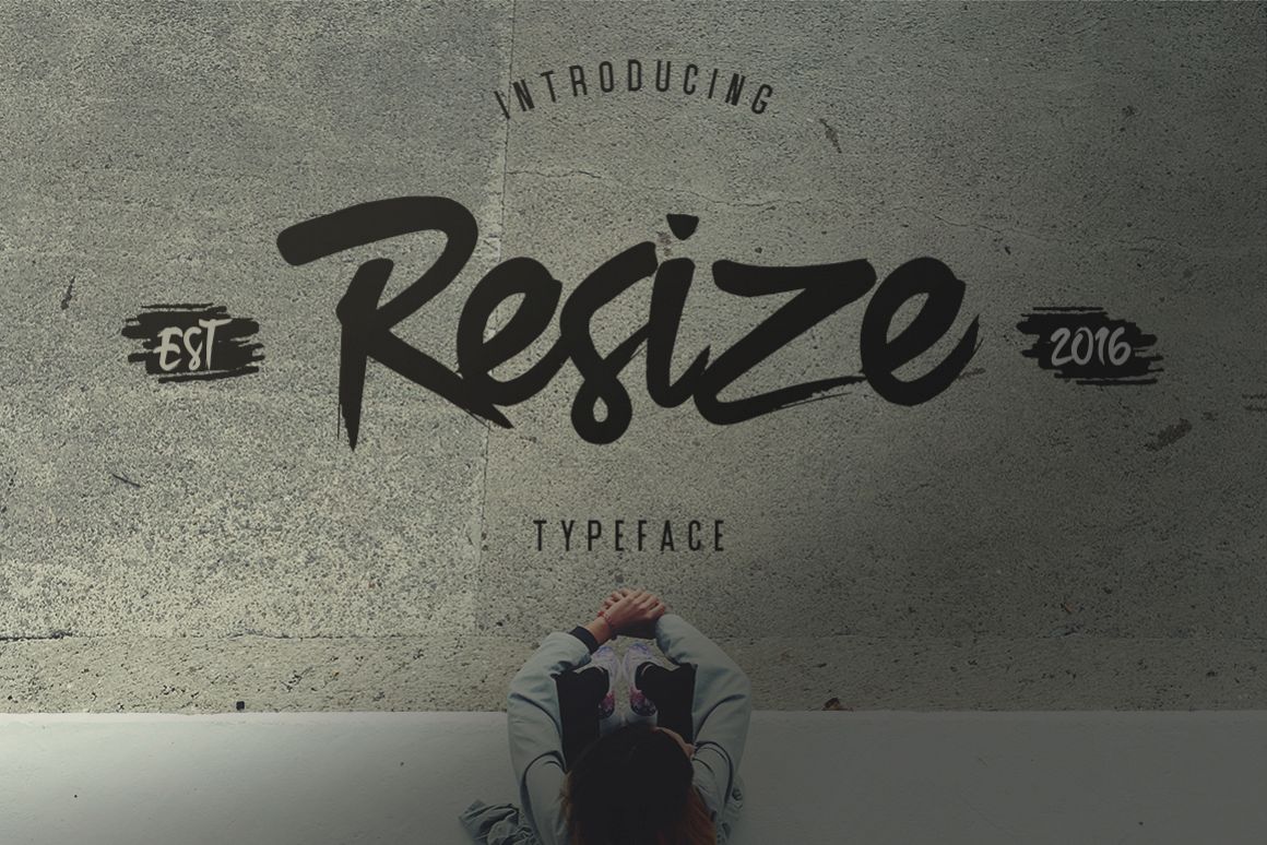 Resize Typeface example image 1