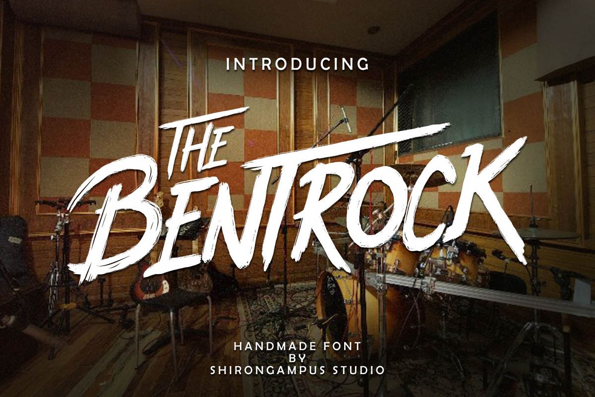 The BentRock Typeface