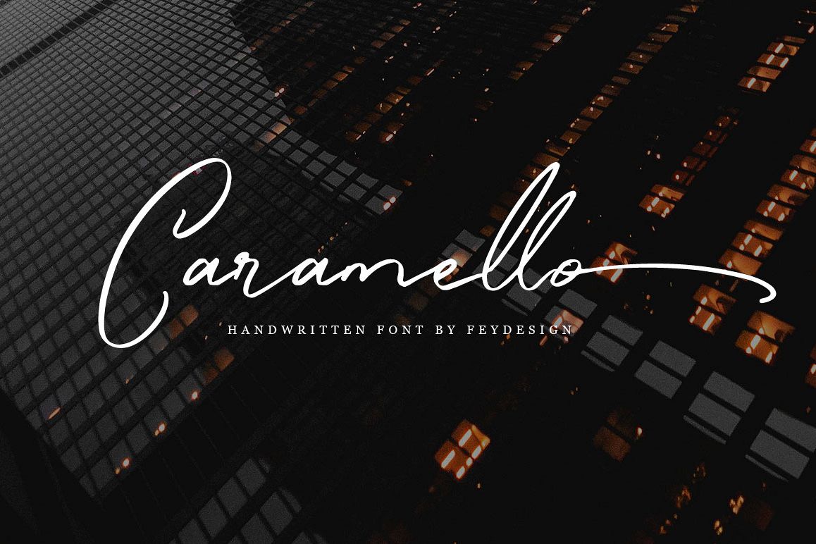 Caramello - Handwritting Script Font example image 1