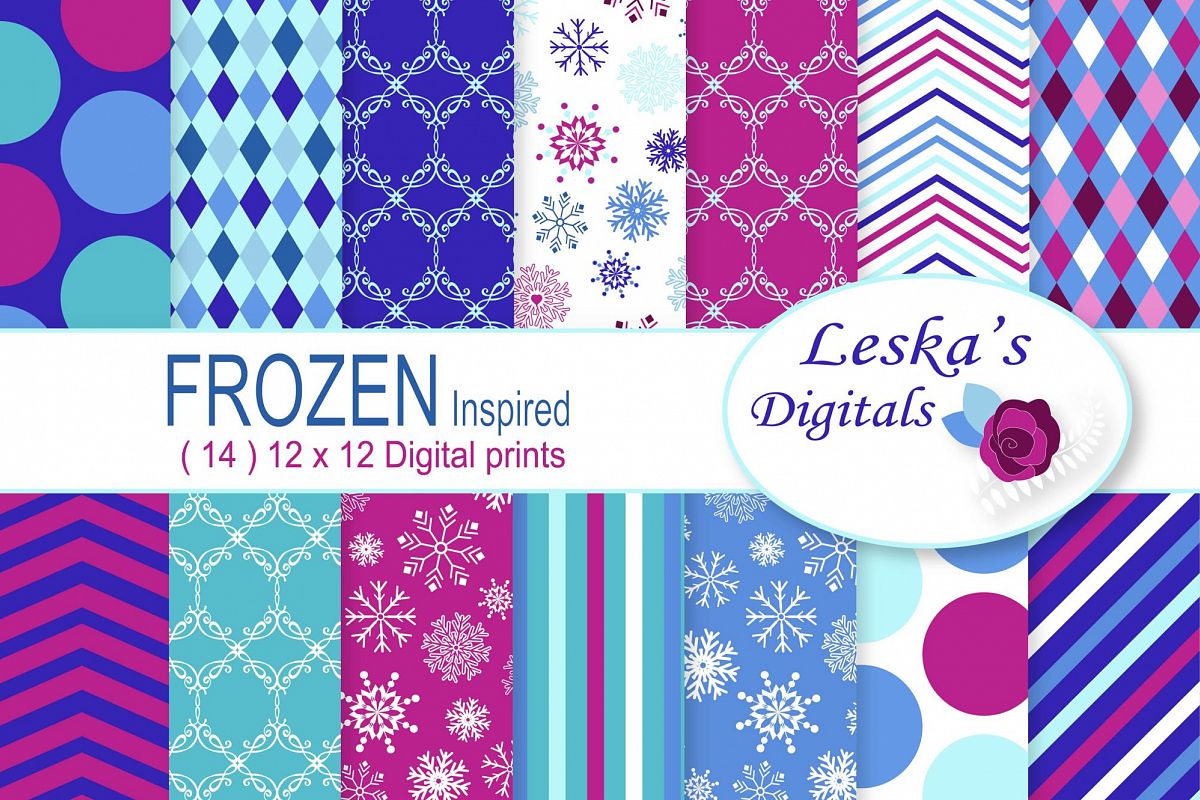 Frozen Digital Paper example image 1