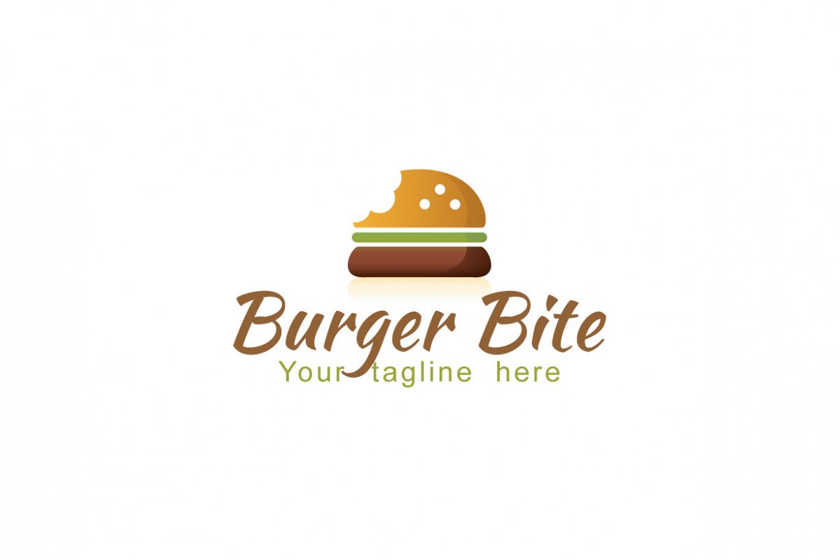 Burger Bite - Fast Food Logo Design Template (4686) | Logos | Design ...