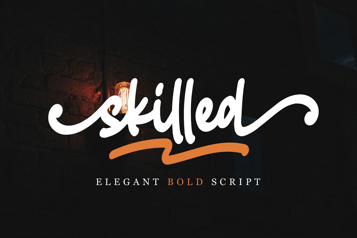 Skilled | Elegant Fonts example image 1