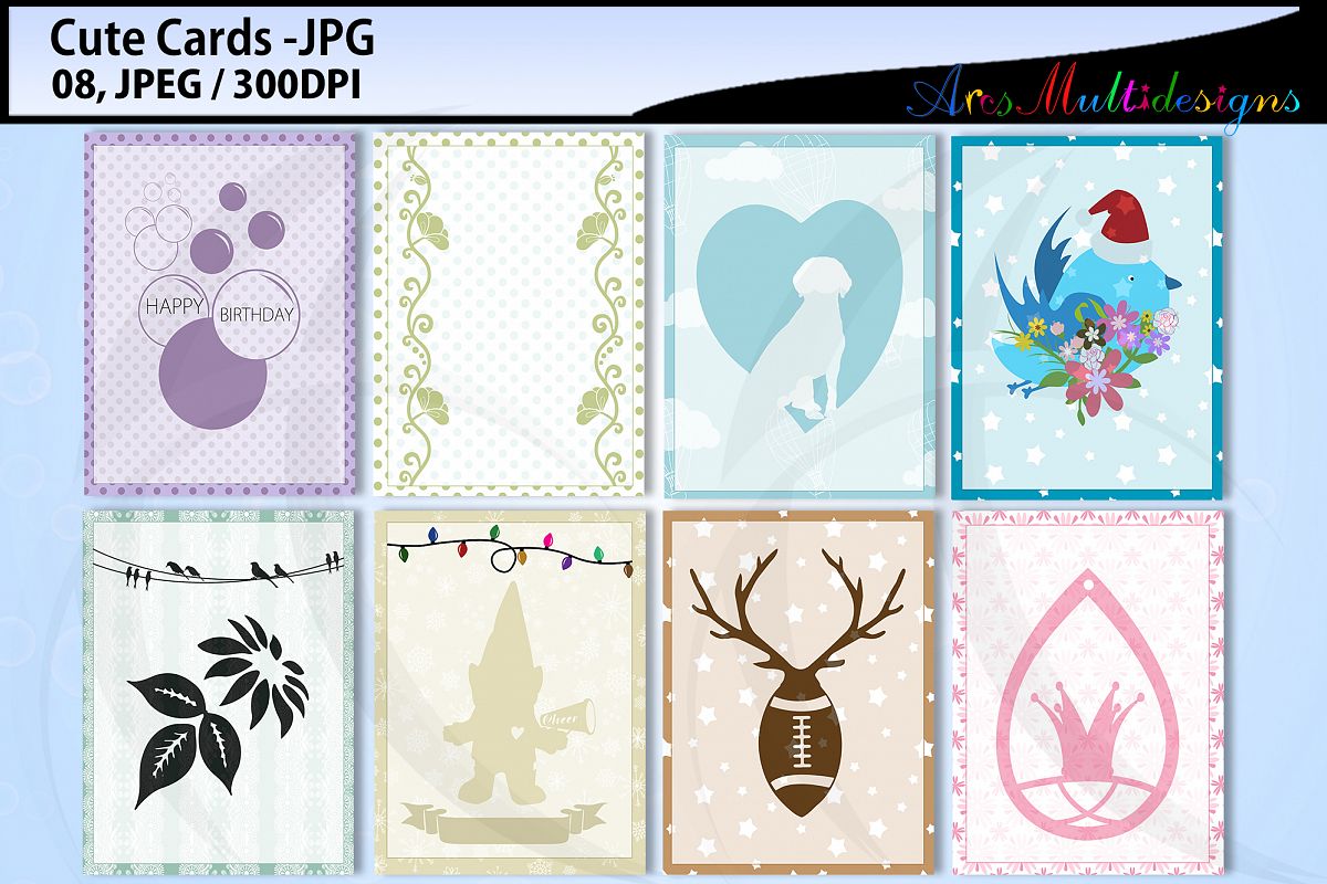 E cards mini bundle example image 1
