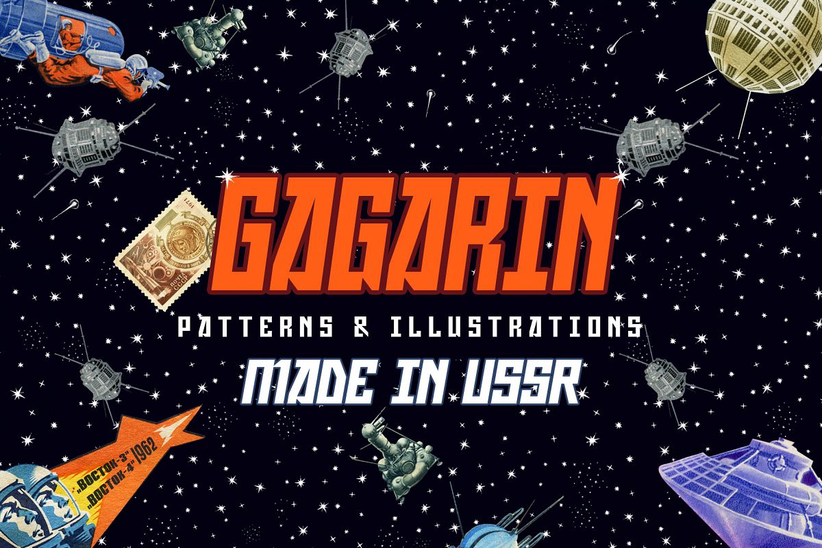 Gagarin - Patterns & Illustrations example image 1