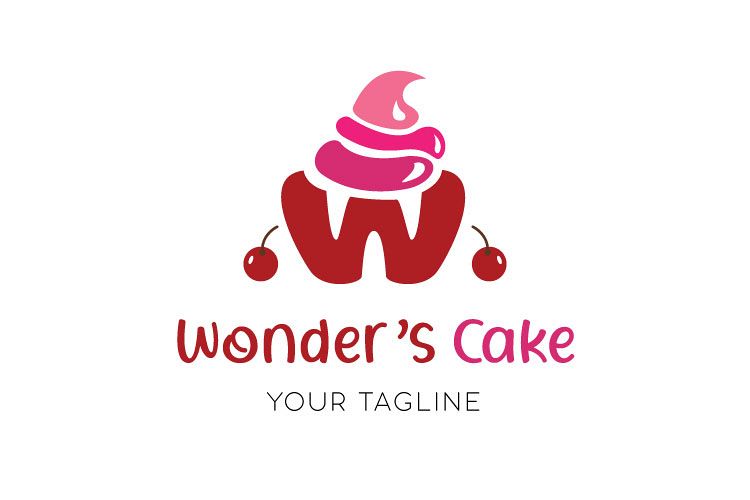 Bakery Cup Cake Logo Design