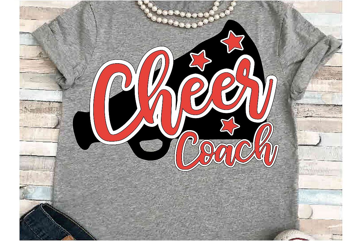 Cheer coach SVG DXF JPEG Silhouette Cameo Cricut coach svg (113953 ...