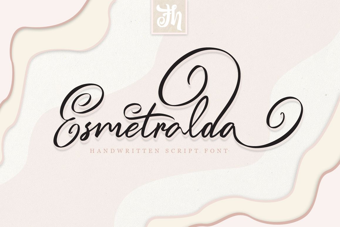 Esmetralda - Handwritten Font example image 1