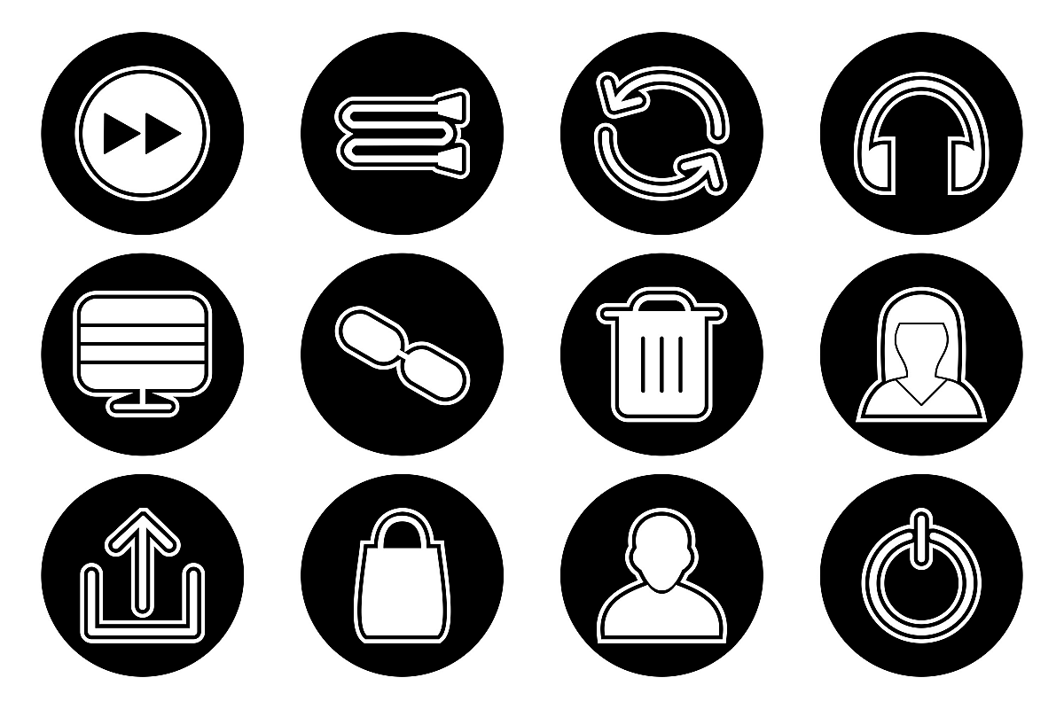 Set Of Multimedia Icons example image 1