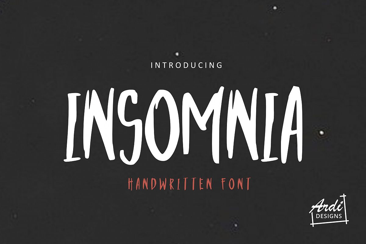 Insomnia Font example image 1