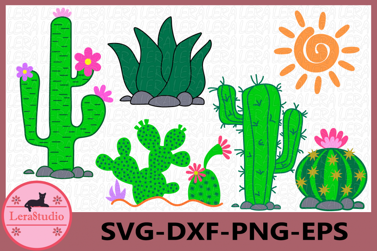 Download Cactus SVG, Cactus clip art, Digital Cutting Files, Summer ...