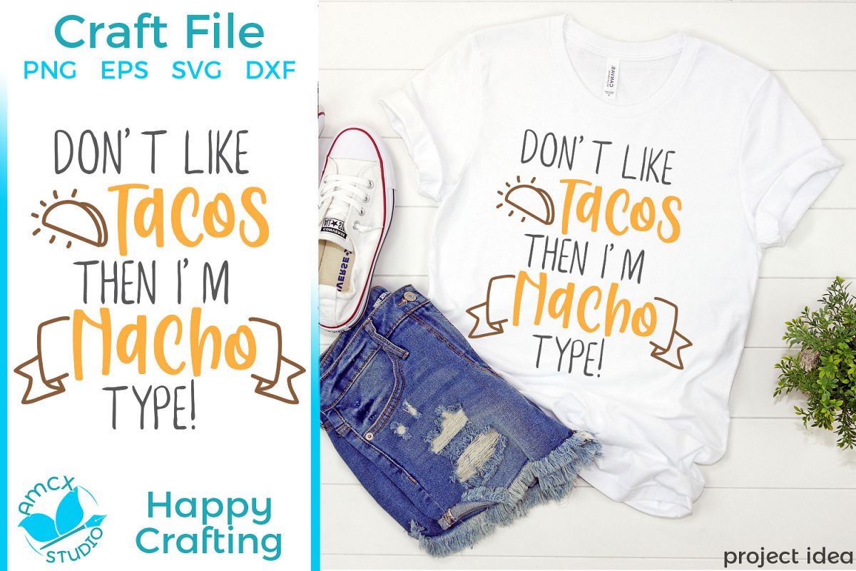 Nacho Type - A Food Lovers SVG File example image 1
