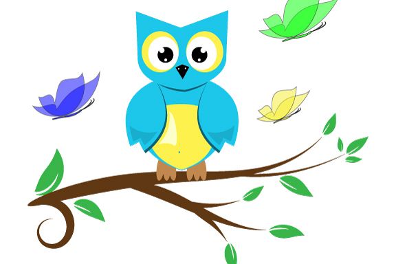 Cute Owl Vectors Svg Dxf Png Jpg Eps vector file Cut Files example image 1