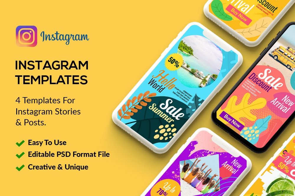4 Instagram Stories - Sale Offer example image 1