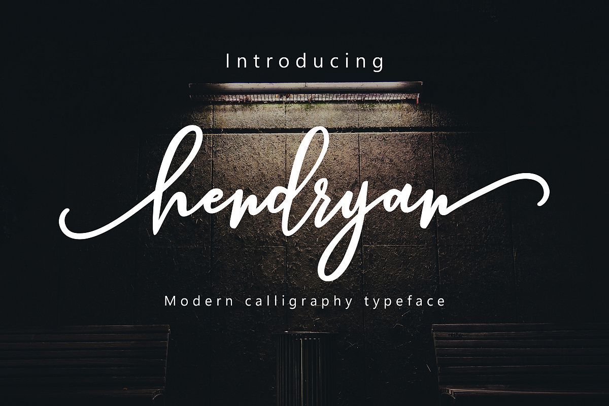 Hendryan Script example image 1