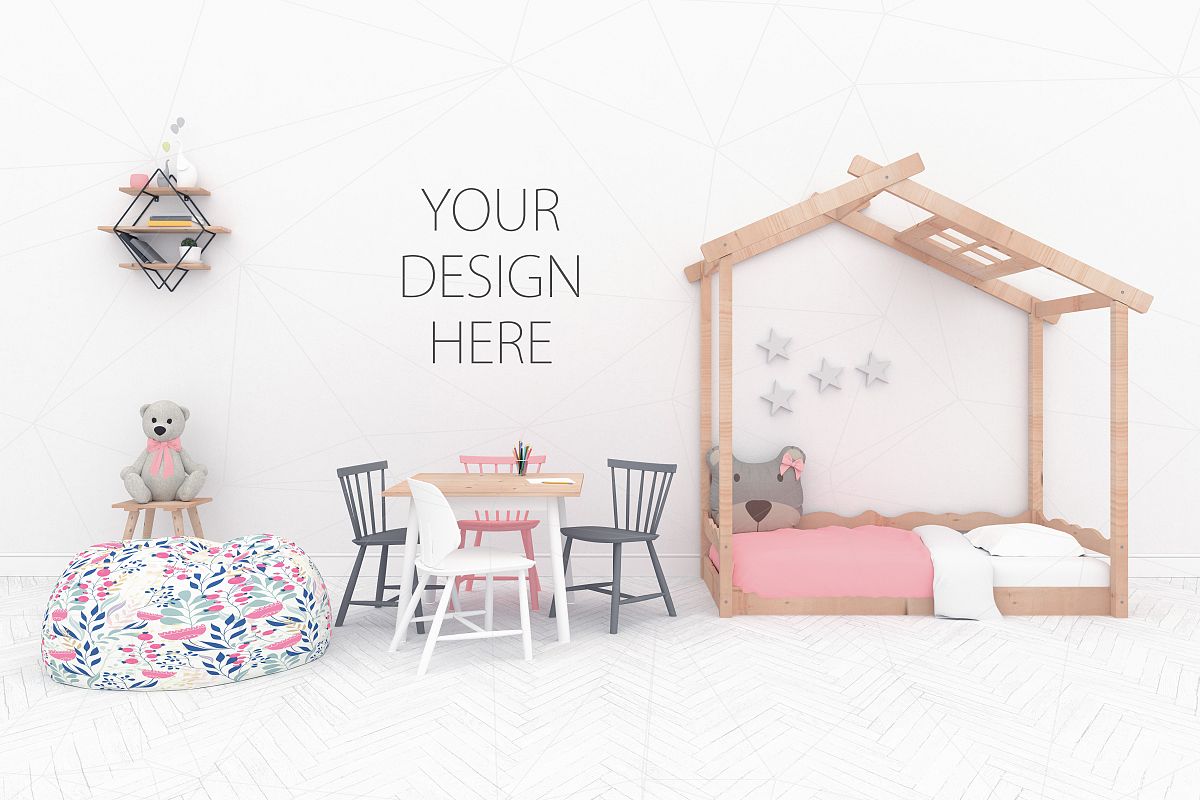 Interior mockup - blank wall mock up example image 1