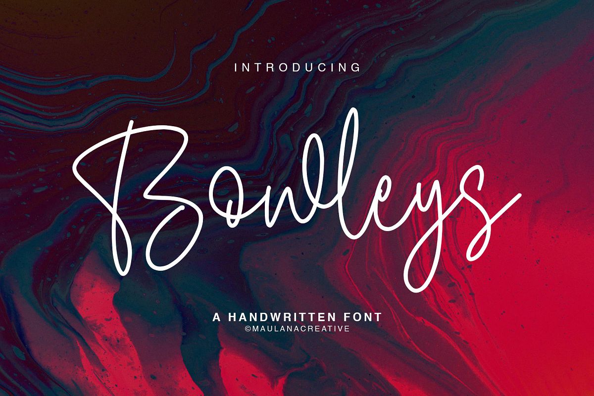 Bowleys Typeface example image 1