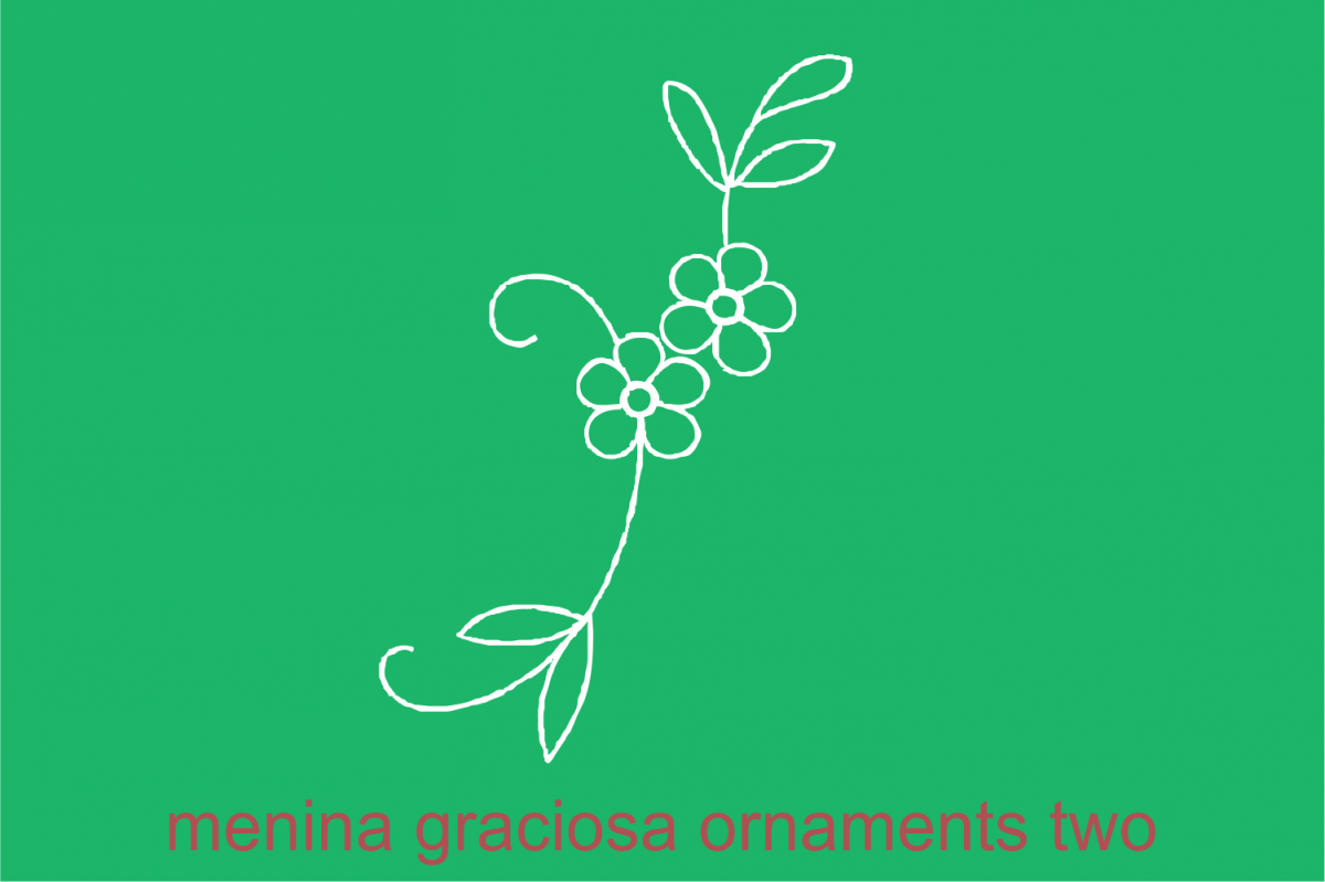 Menina Graciosa Ornaments Two example image 1