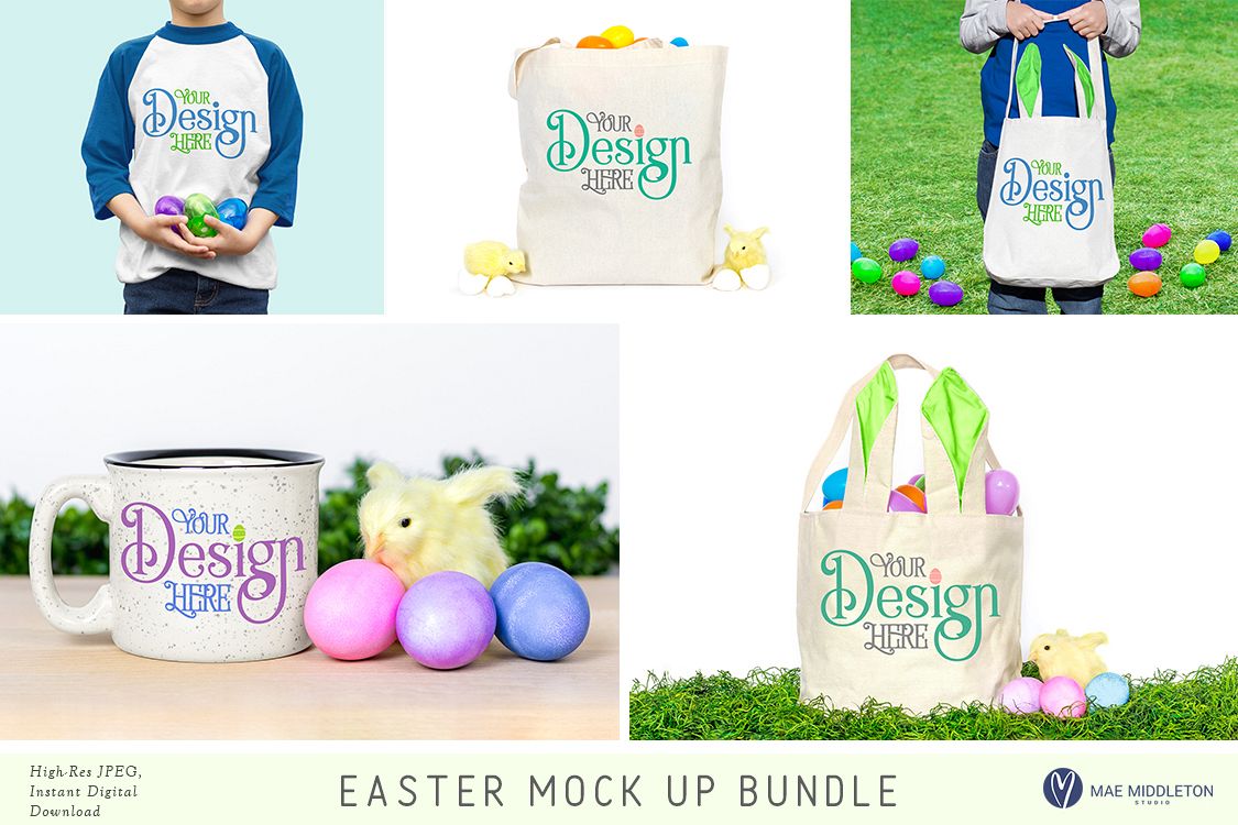 Easter Mock up Bundle example image 1