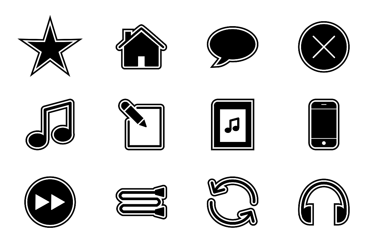 Set Of Multimedia Icons example image 1