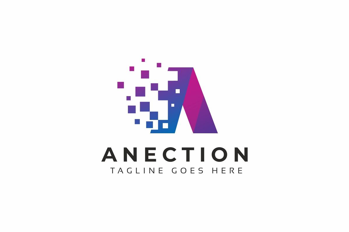 Anection A Letter Logo example image 1