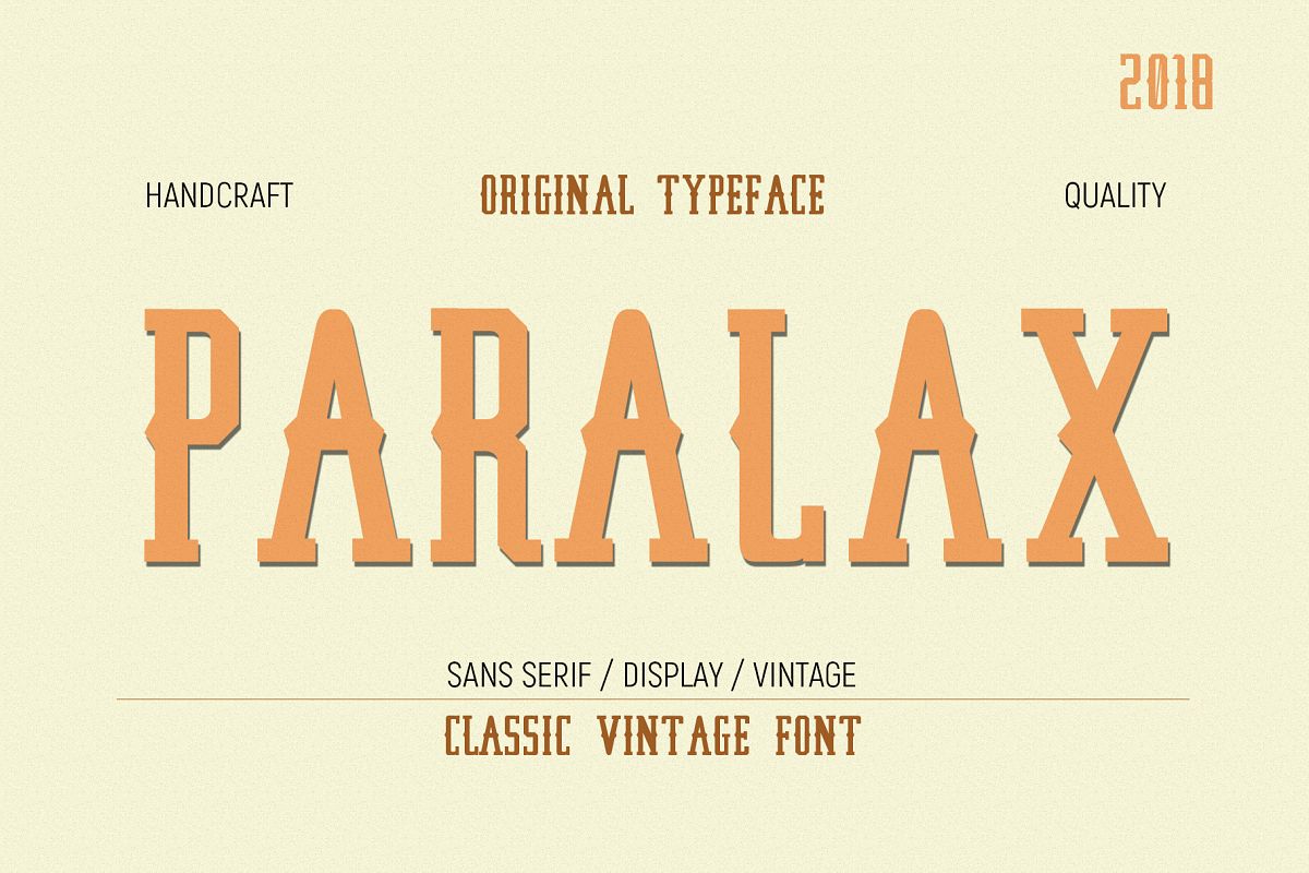 Paralax Typeface example image 1