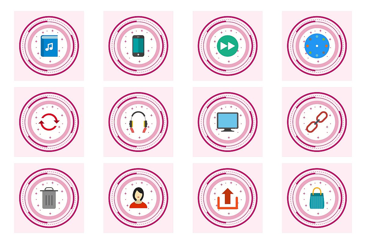 Set Of Multimedia Icons example image 1