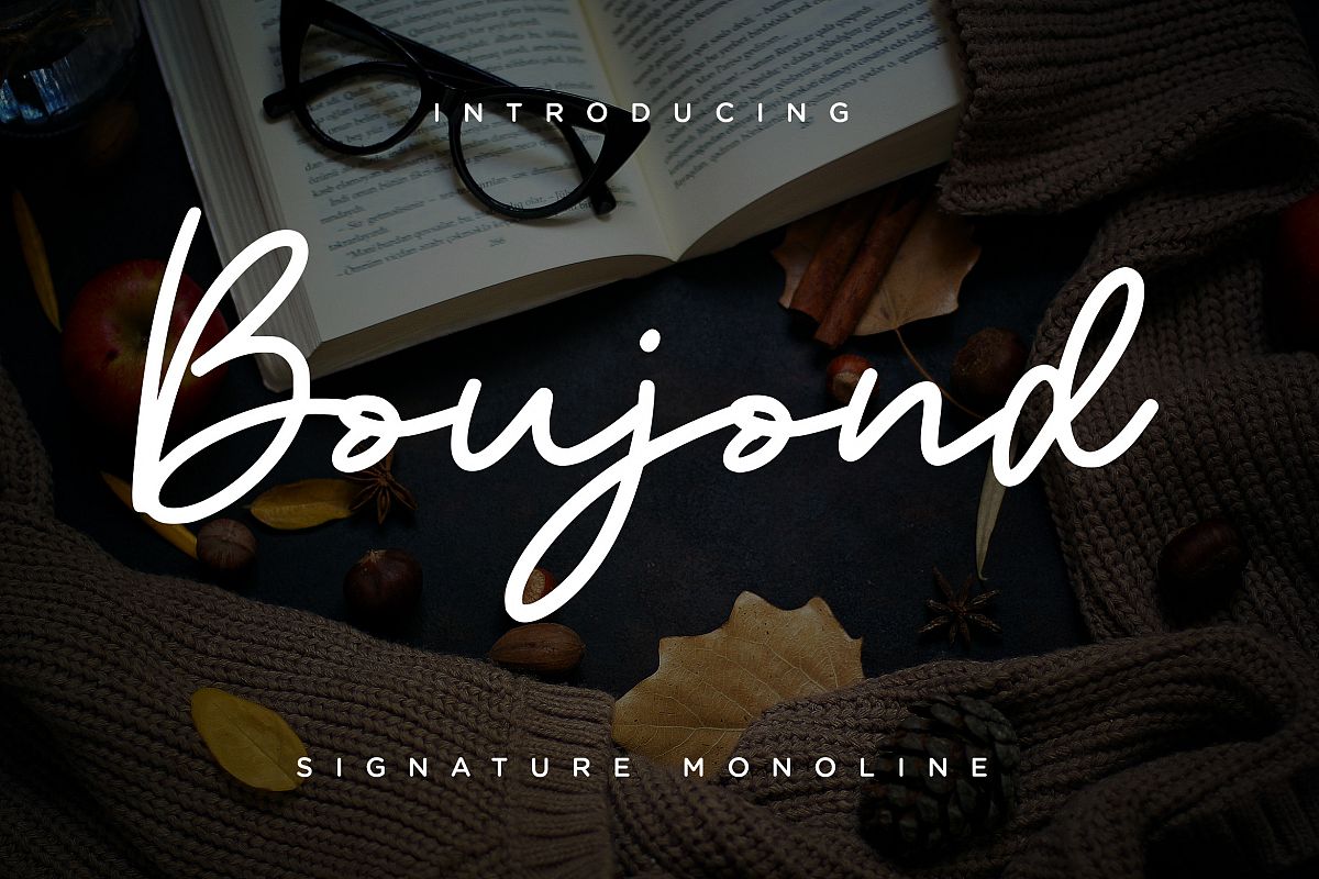 Boujond Signature Monoline example image 1