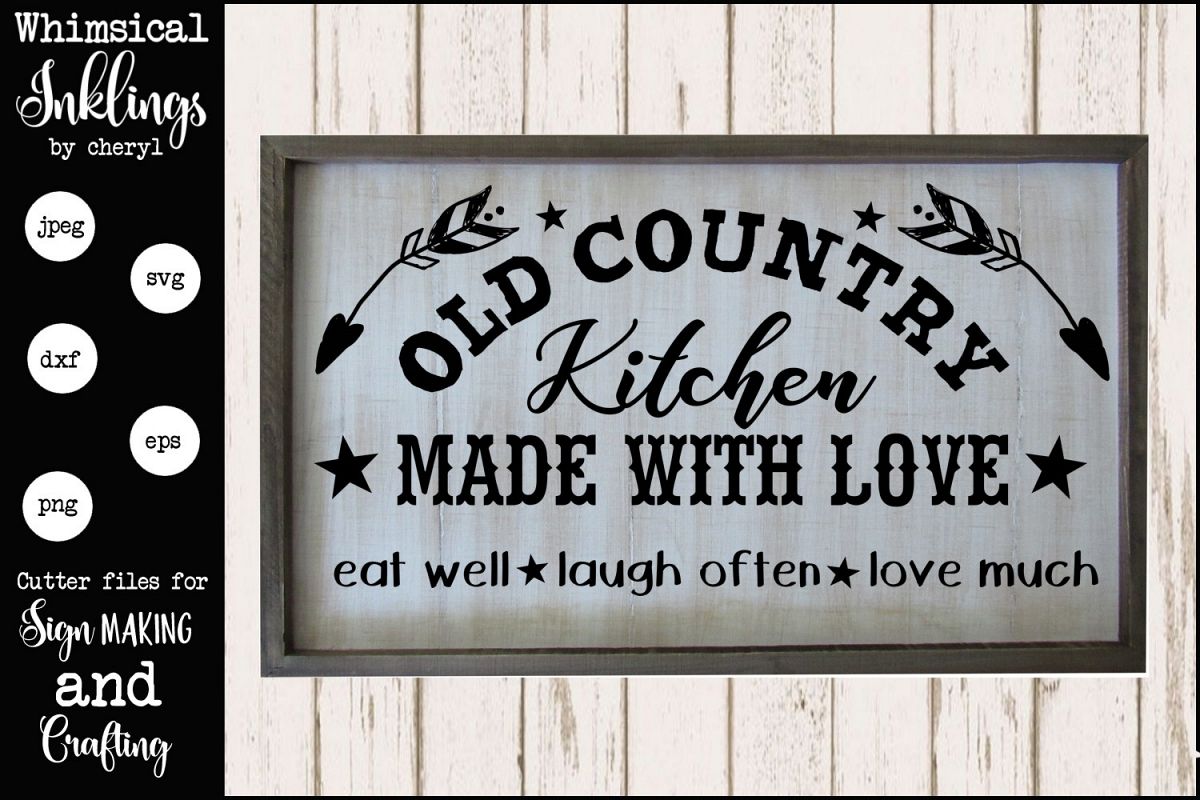 Download Old Country Kitchen SVG (133480) | SVGs | Design Bundles