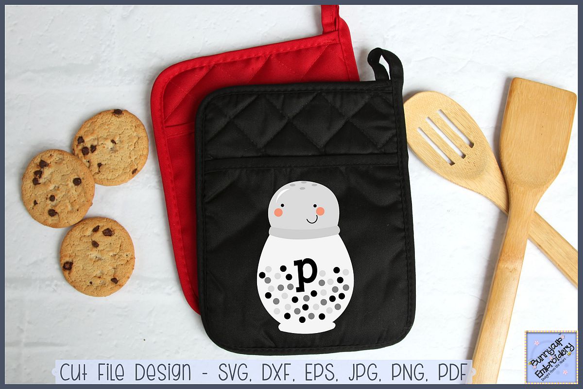 Food Duo - Pepper Shaker - SVG, Clipart, Printable example image 1