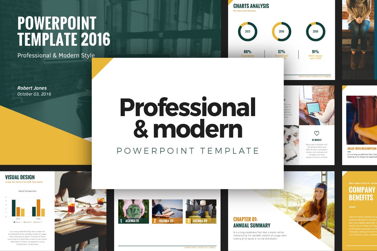 modern powerpoint presentation design