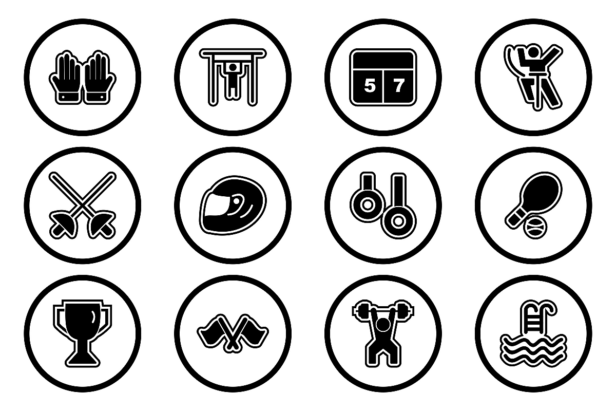 Set Of Sports And Game Icons example image 1