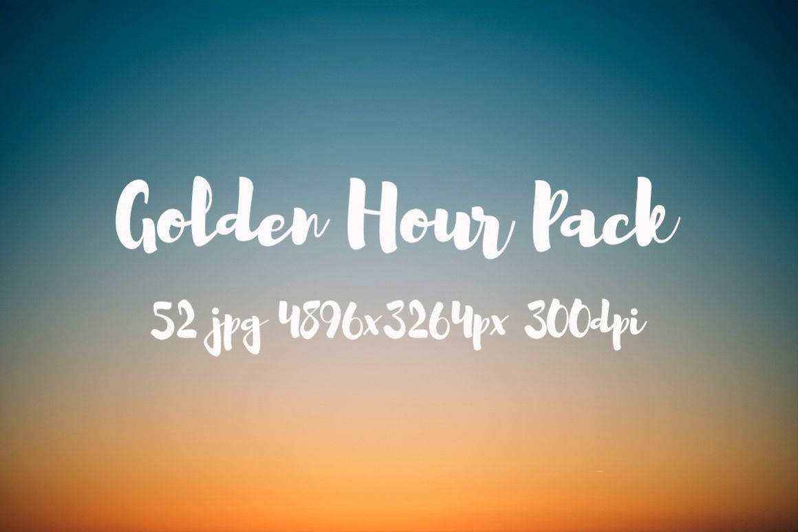 Golden hour Pack example image 1