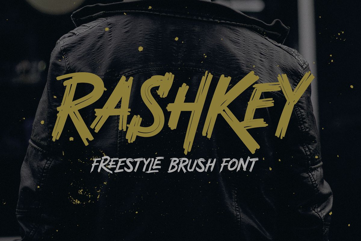 Rashkey Freestyle Brush Font example image 1