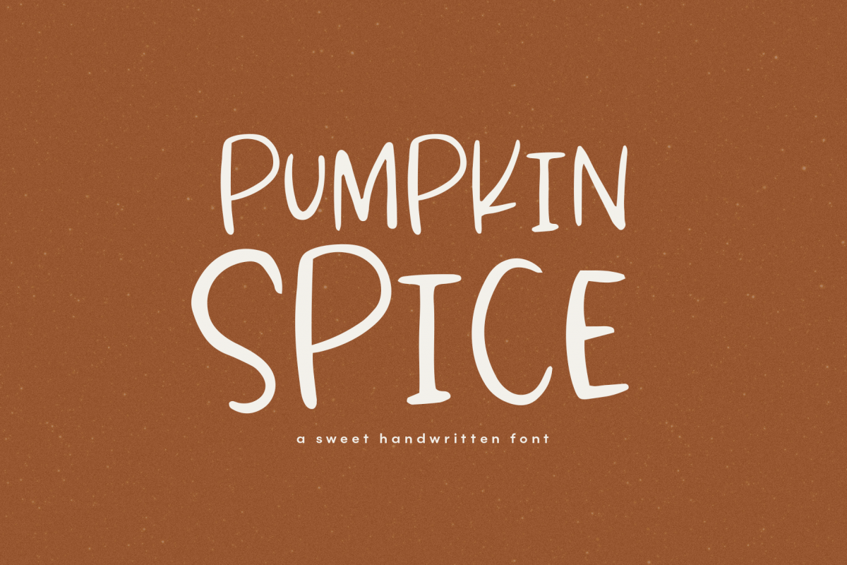 Pumpkin Spice - A Fun Handwritten Font example image 1