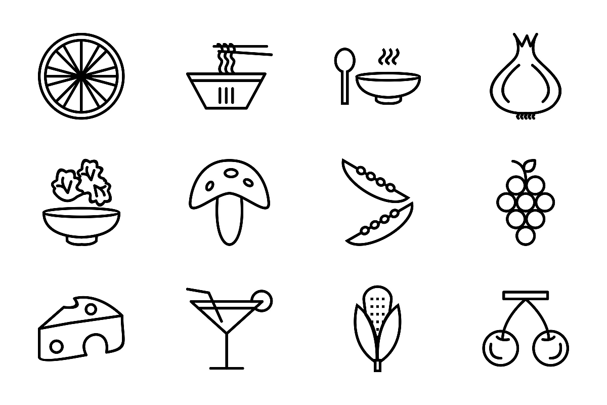 Set Of Food Icons example image 1