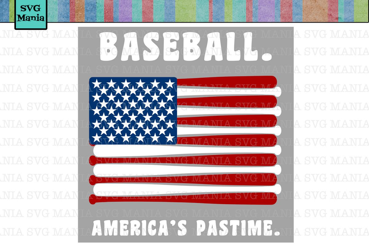 Download Baseball SVG File America's Pastime SVG File Patriotic SVG ...