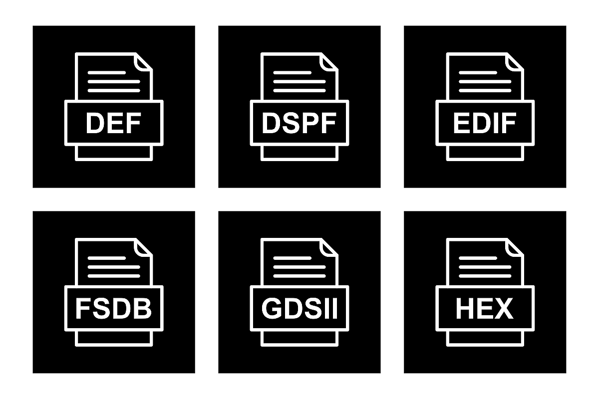 Set Of File Formats Icons example image 1