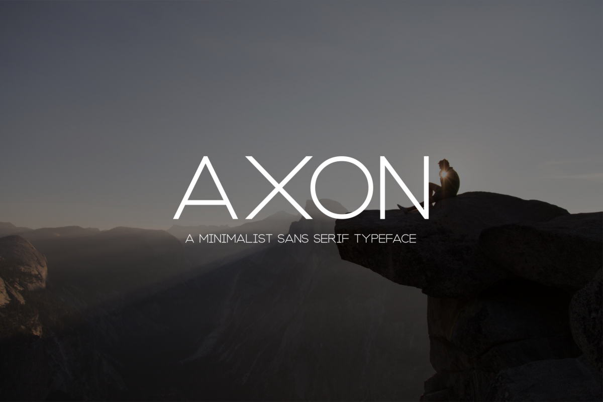 Axon | Minimalist Sans Serif Family example image 1